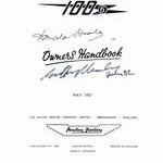 Signed Healey Owner s Manual