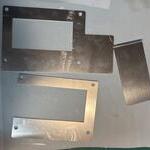 The three parts that make the sliding door