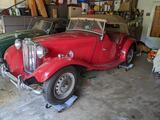 1953 MG TD Red William Miller